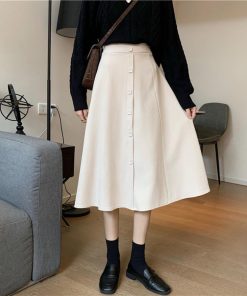 フレアスカート | ミモレ丈スカート ボトムス スカート 女性 スカート 春秋冬 レディース ファッション 後ろウエストゴム