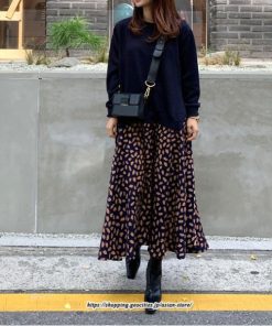 マキシ | ドッキングワンピース 長袖ワンピース 秋ワンピース 切替 フレアワンピース Aライン ロングワンピース レイヤード風 ライトスウェット Tシャツ切り替え