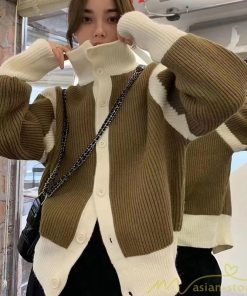 カーディガン | ニットドッキングニットレディース 2022秋冬 羽織り ニット アウター セーター 長袖 20代50代 秋ニット トップス