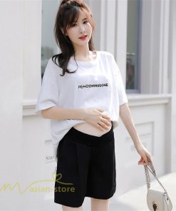 パンツ レギンス | ハーフパンツ マタニティパンツ レディース ５分丈 カジュアル 夏 ゆったり パンツ サマーパンツ 妊婦服 ゆったり 夏服 ウエスト調整 お出かけ カジュアル