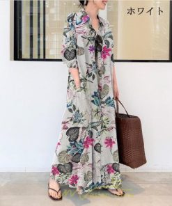 マキシ | ワンピース レディース 50代 40代 30代 20代 きれいめ 綿麻 ロング丈 マキシ丈 Aライン お呼ばれ カジュアル 女子会 デート 同窓会 パーティ 普段使い