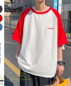 Tシャツ | 夏新作 メンズ Tシャツ 半袖 切り替え カジュアル シンプル カットソー 半袖トップス お出かけ クルーネック 日常感 メンズゆったり