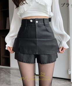 スカート | ミニレディース レザー Aライン タイト フェイクレザー 美シルエット シンプル ショート丈 着回し 通勤 お出かけ カジュアル