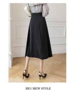 スカート | ボトムス ロング丈 ミモレ丈 Aライン 楽 大人 きれいめ 20代 30代 40代 通勤 上品 ビジネス オフィス 高見え 冬 2022新作 着痩せ 脚長効果 秋