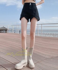 ショートパンツ | レディース デニム 短パン ジーンズ ボトムス 20代30代40代 カジュアル お出かけ 通勤通学 韓国風 ファッション 上品 着痩せ