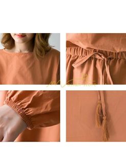 マキシ | ワンピース 秋 レディース 綿麻ワンピース ロングワンピース ウエストリボン付き 縛る 着痩せ Aラインワンピース 30代40代50代 長袖ワンピース 大人 可愛い 無地