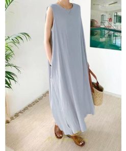 マキシ | ワンピース 秋インナー タンクトップ ミモレ丈 レディース ルームウェア 部屋着 落ち感 無地 タンクワンピース 送料無料 20代30代 可愛い 40代50代