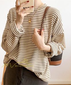 tシャツ・カットソー | Tシャツ レディース トップス 長袖 カットソー ボーダー シンプル ボートネック ストライプ柄 20代30代40代50代 着回し 通勤通学 お出かけ カジュアル 着痩せ