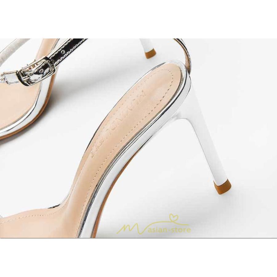 パンプス | ハイヒール サンダル 歩きやすい 美脚 ストラップ 6センチ8センチヒール シンプル レディース 脱げない 黒 リゾート 女性 華奢魅せ 旅行 お出かけ 夏物