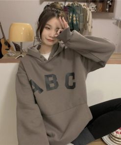 パーカー | 裏起毛 レディース 秋冬 コーデ カジュアル ゆったり プリント 英字 カジュアル 40代 50代 長袖着痩せ レトロ風 フード付き 20代 30代