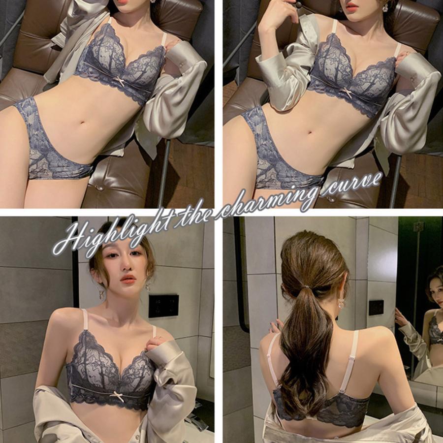 セットアップ | 花柄レースブラショーツセット セクシー