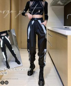 クロップドパンツ | リフレクティブ カーゴパンツ レディース