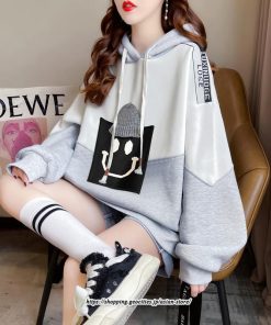 パーカー | トップス レディース 長袖 厚手 裏起毛 フード付き スウェット プルオーバー トレーナー お出かけ 外出 ゆったり  大きいサイズ カジュアル 体型カバー