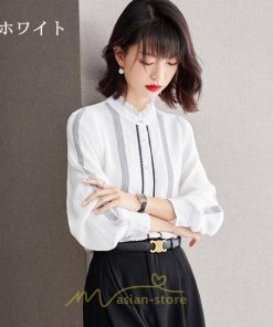 シャツ・ブラウス | ブラウス シャツ レディース 40代 上品 ブラウス きれいめ 通勤 OL ビジネス ゆったり 可愛い カジュアル 秋服 オフィス キレイめ レース 20代30代50代
