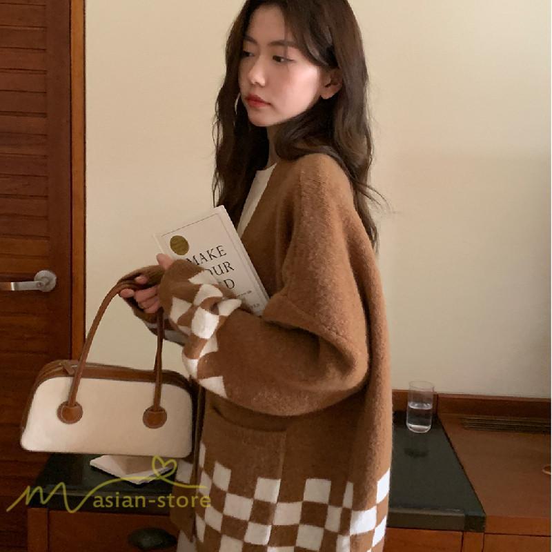 カーディガン | ニットレディース 2022秋冬 羽織り ニット アウター セーター フロントボタン 長袖 通学通勤 トップス 大人 20代50代 秋ニット