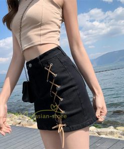 ショートパンツ | スカート風レディースデニムショーパン ハイウエスト 短パン 20代30代40代 カジュアル 通勤通学