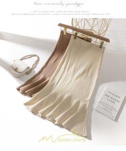 スカート | ロング丈 秋冬 レディース ロングウエストゴム ハイウエスト 黒 グレー マーメイド コーデ お出かけ 韓国風 脚長効果 フレア 人気新作