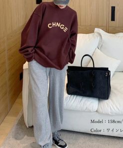 Tシャツ・カットソー | スウェット 裏起毛 英字ロゴ トレーナー