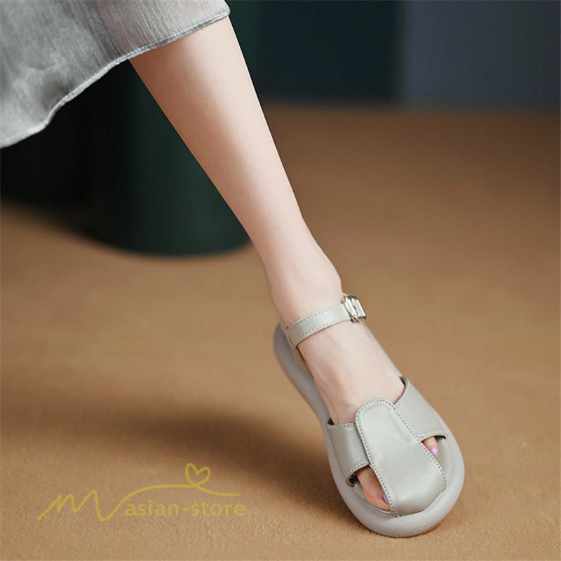 サンダル ミュール | サンダル レディース 夏サンダル サマーサンダル 美脚 ベルトデザイン サマーシューズ 楽なサンダル おしゃれ トレンド 2022 ふんわりした カジュアル