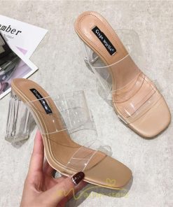 パンプス | ハイヒール ヒール5cm7cm9cm オープントゥ レディース 夏 サンダル 太めヒール お出かけ 歩きやすい 痛くない 美脚靴 海 トレンド カワイイ 滑り止め