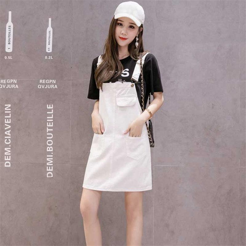 オーバーオール サロペット | ショートスカート オーバーオールスカート オールインワンスカート サロペットスカート デニムスカート ショートデニム 無地 カジュアル ゆったり