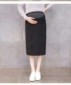 マタニティ | マタニティスカート 調整可 産前産後 妊婦妊娠 ミモレ丈スカート ママスカート 膝丈 秋服 レディース 秋スカート スカート マタニティウェア 腹包み 秋冬
