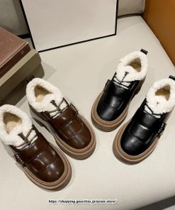 ブーツ | ムートンレディース 靴 スノーシューズ 裏起毛 防寒 内ボア 冬靴 おしゃれ 2022新作 疲れない あったか 保温 美脚 冬