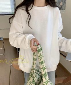 パーカー | トレーナー レディース シンプル 秋冬コーデ 長袖トレナー タグ 可愛い トップス 丸首 20代 30代 フリーサイズ ゆったり 体型カバー 40代 50代 Tシャツ