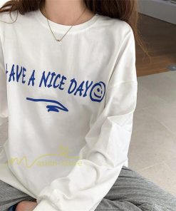 tシャツ・カットソー | カットソー レディース 長袖 春 Tシャツ レディース ゆったり ラウンドカット トップス 丸首 韓国ファッション 通勤通学 20代30代40代50代 カジュアル 夏物 快適