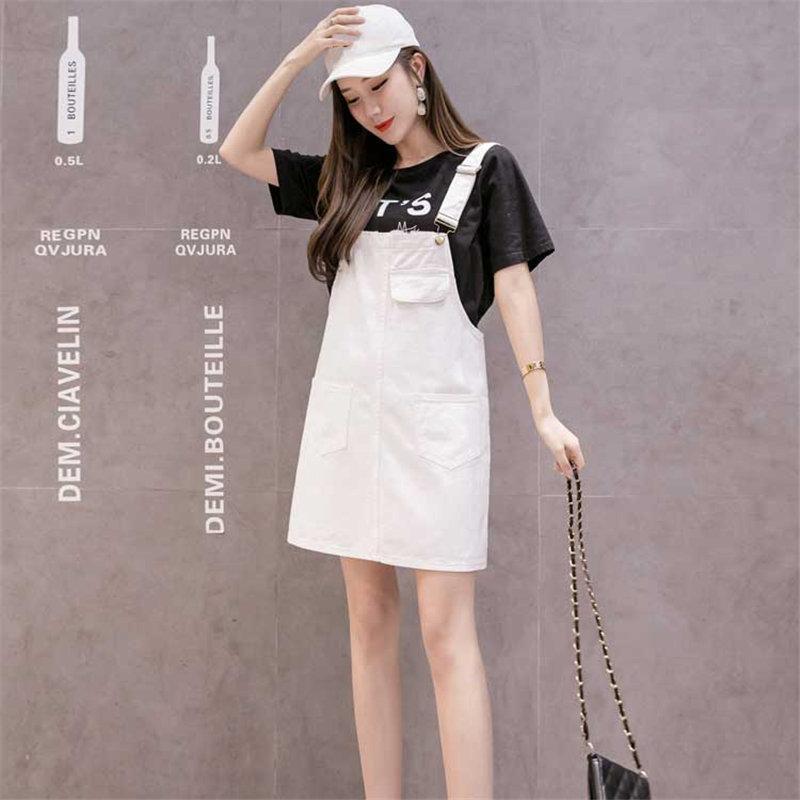 オーバーオール サロペット | ショートスカート オーバーオールスカート オールインワンスカート サロペットスカート デニムスカート ショートデニム 無地 カジュアル ゆったり