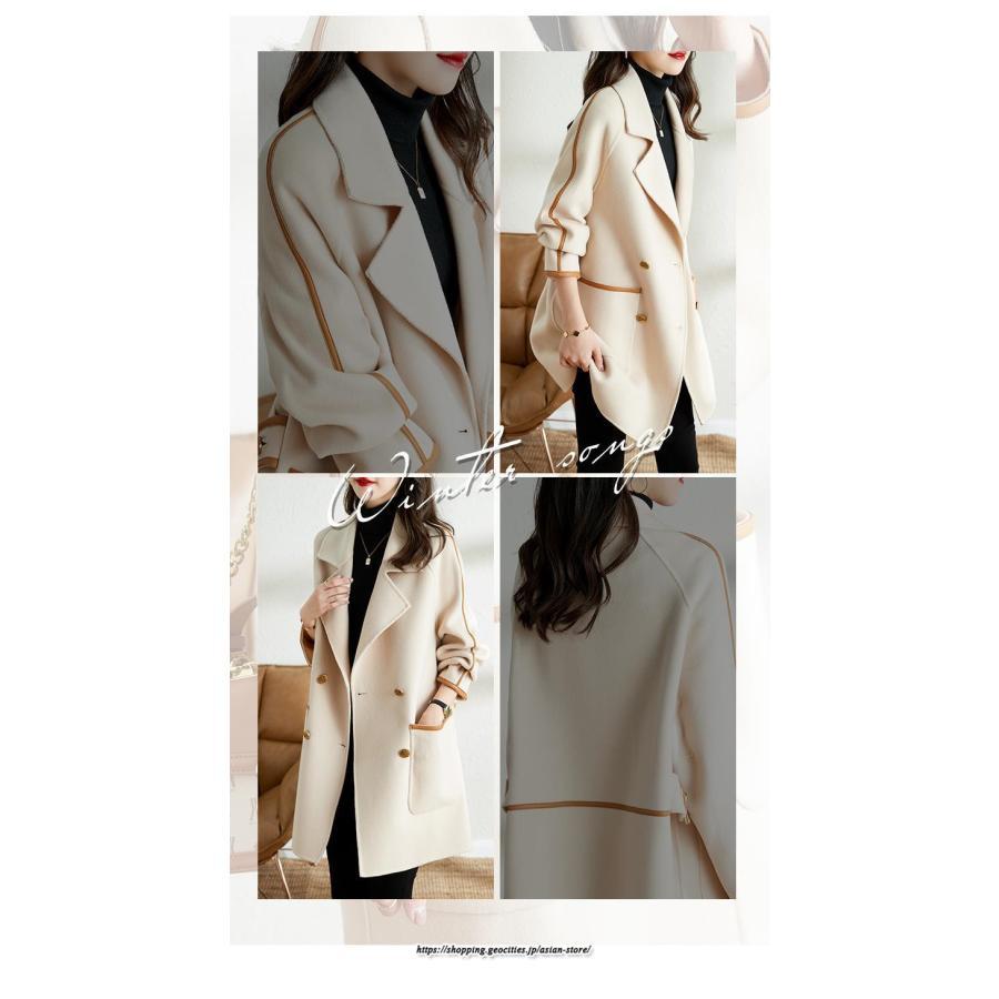 コート・ジャケット | コート チェスターコート ラシャ ミディアム丈コート ジャケット レディース 秋 アウター ゆったり 体型カバー きれいめ 羽織り 通学 通勤 上品 オフィス