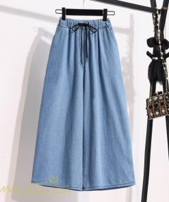 ジーンズ、デニム | ワイドパンツ レディース ガウチョパンツ デニム ゆったり デニムパンツ ジーンズ ジーパン 薄手 春秋コーデ 大きいサイズ ひも付き 女性着 日常感 上品 着回し