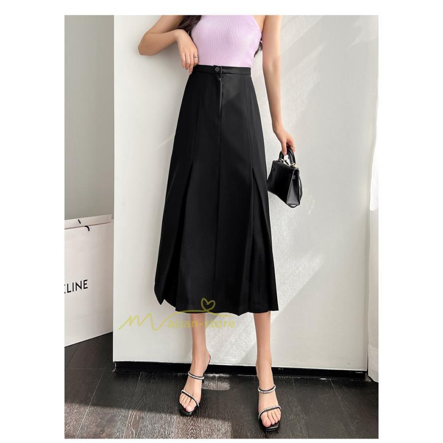 スカート | ボトムス レディース きれいめ 春夏 タイトおしゃれ フォーマル 通勤 プリーツ20代30代40代 着痩せ 韓国風 カジュアル 20代30代40代