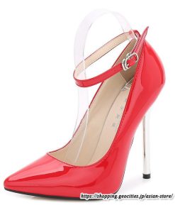 パンプス | ハイヒールピンヒール ポインテッドトゥ ストラップ レディースシューズ 靴 大きいサイズ 27cm 滑り止めソール 大人 セクシー パーティー