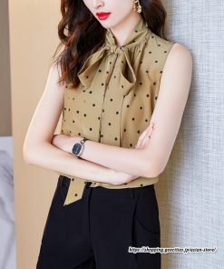 キャミソール タンクトップ | タンクトップ ドット柄 レディース 秋 秋服 レイヤード インナー ノースリーブ 重ね着 とろっと滑らかな肌触りの落ち感素材 しわにくい リボン ベーシック