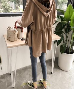 コート・ジャケット | ジャケット レディース 春 50代 40代 30代 20代 秋 カジュアル フード付き 春秋コート ロングコート 無地 コート コーデ 長袖 秋服 お洒落 秋 ロング丈