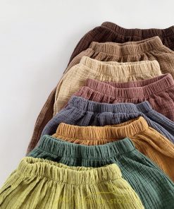 衣装 服 | 子供服 パンツ ベビー ズボン 保育園 男の子 女の子 男女兼用 子ども服 こども服 夏 カジュアル キッズ コットン 2022年新作 長ズボン 韓国風