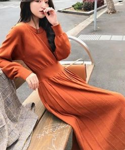 ワンピース | ニットプリーツワンピースレディースニット