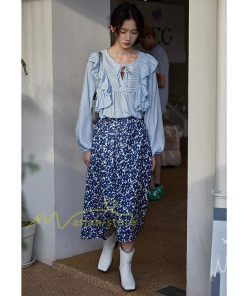 スカート | マキシロング ワイド フレア ゆったり 春 夏 秋 冬 体系カバー Aライン フェミニン デイリー 上品 20代30代40代50代 2022 着痩せ カジュアル 通勤通学