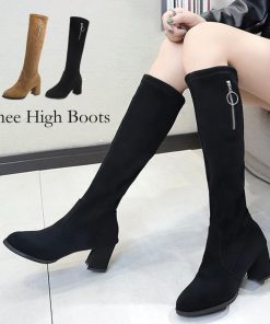ムートンブーツ | ジョッキーブーツ 秋冬 美脚 ハイヒール レディース ニーハイブーツ ロング丈ブーツ