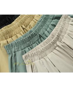 ワイドパンツ | ガウチョパンツレディース スカンツ スカーチョ リラックスパンツ 無地 ウエストゴム ゆったり シンプル 体型カバー おしゃれ ガウチョ ボトムス