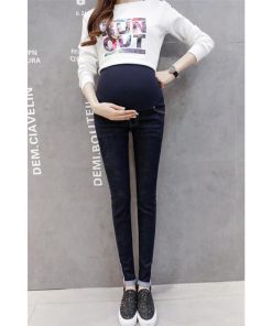 セール | マタニティデニムパンツ テーパードパンツ 産前産後 着痩せ 妊婦パンツ 妊娠パンツ デニムパンツ 調整できる 春 秋 無地 可愛い マタニティ ママ お腹包み