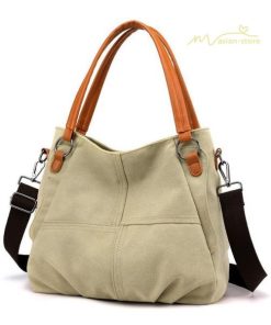 女性用バッグ | トートバッグ レディース ショルダーバック 大きめ ママバッグ 多収納 鞄 肩掛け 多機能バッグ 手提げかばん キャンパス ズック 斜めがけ 帆布 大容量