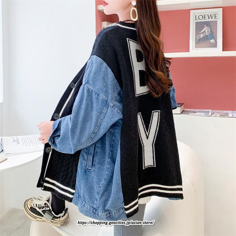 コート・ジャケット | ジャケット レディース 長袖 トップス デニムジャケット 切り替え デニム アウター デザイン おしゃれ カジュアル 2022 秋 送料無料 冬