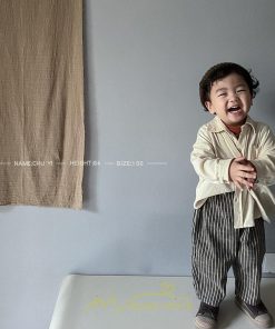衣装 服 | 子供服 長ズボン ロングパンツ 子ども服 こども服 キッズ ベビー ボーダー柄 男の子 女の子 ズボン パンツ ボトムス 上品 綿麻 秋 カジュアル 春 可愛い