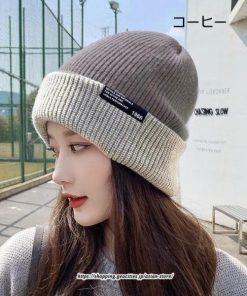 レディース | ニット帽 防寒 秋冬 ケーブル編み コーディネート 女性用 暖かい 女の子 大人 シンプル 小顔効果 キャップ コーデ ゆったり
