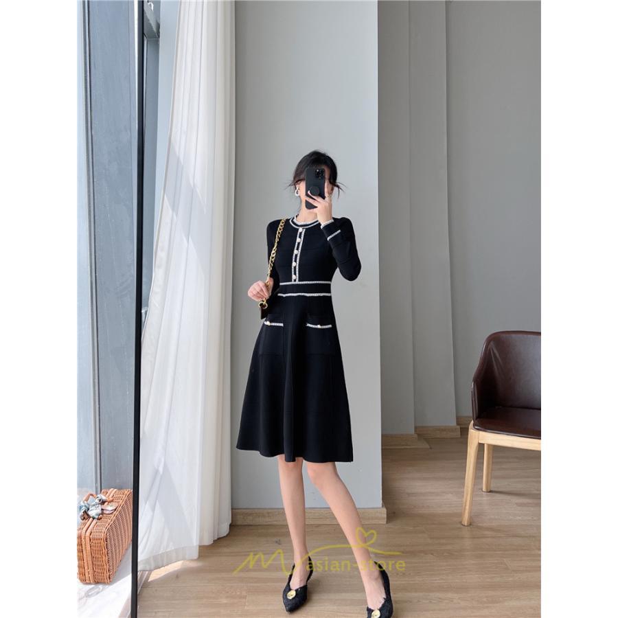 ニットワンピース | ワンピース レディース ニット ワンピース ニット チュニック 膝丈 ロング 長袖 着痩せ 20代30代40代50代 送料無料 秋冬 可愛い 秋冬コーデ