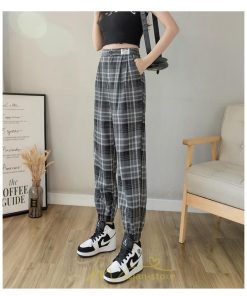 チノ・テーパード・ジョガー・スキニーパン | ジョガーパンツ レディース パンツ スウェット ジャージ ストレッチ ズボン スポーツ トレーニング チェック柄 高見え 細見え 秋 夏 冬 運動 春