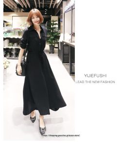 マキシ | 冬新作 ワンピース レディース ロング シャツワンピース 膝丈 婦人服 無地 大きいサイズ 長 可愛い ロングワンピース おしゃれ