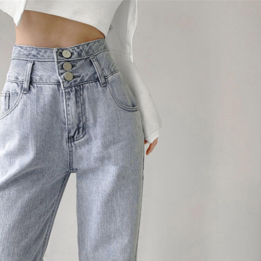 デニム | ハイウエスト デニムパンツ レディース